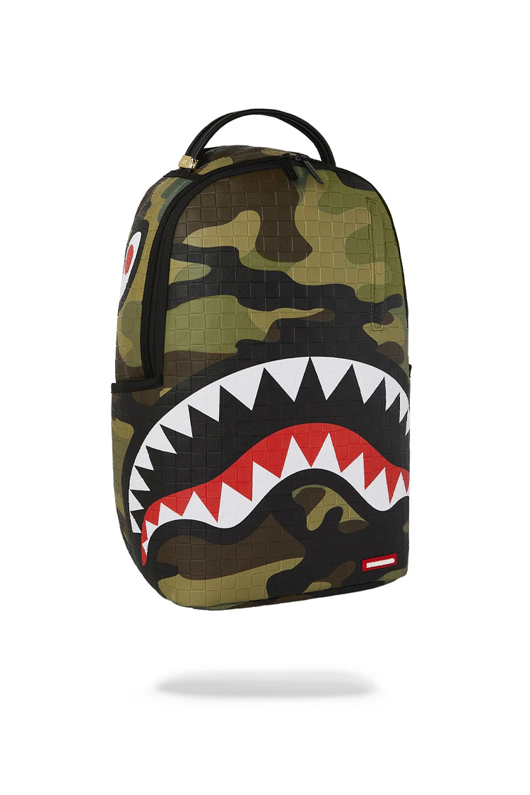 תיק גב צבאי WOODLAND CAMO CHECK DLXSV