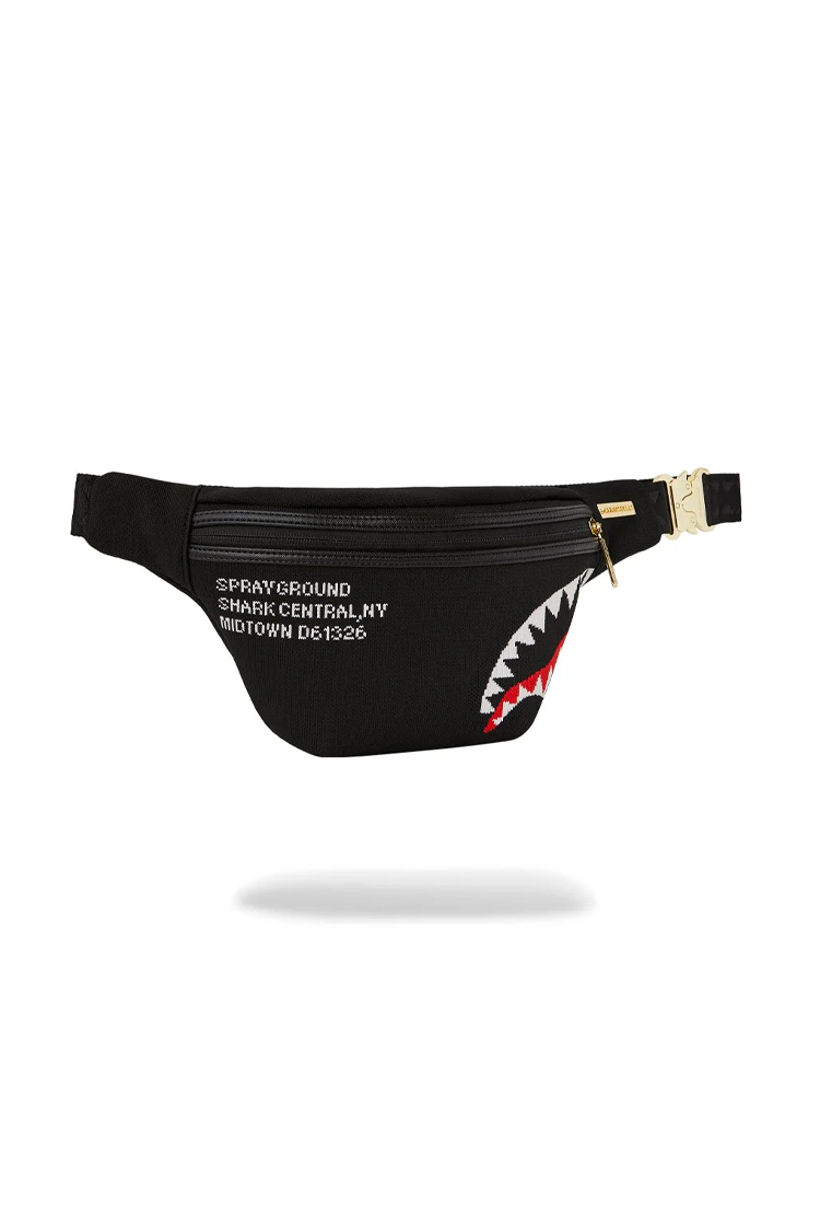 פאוץ' שחור SHARK CENTRAL KNIT BLACK SAVVY