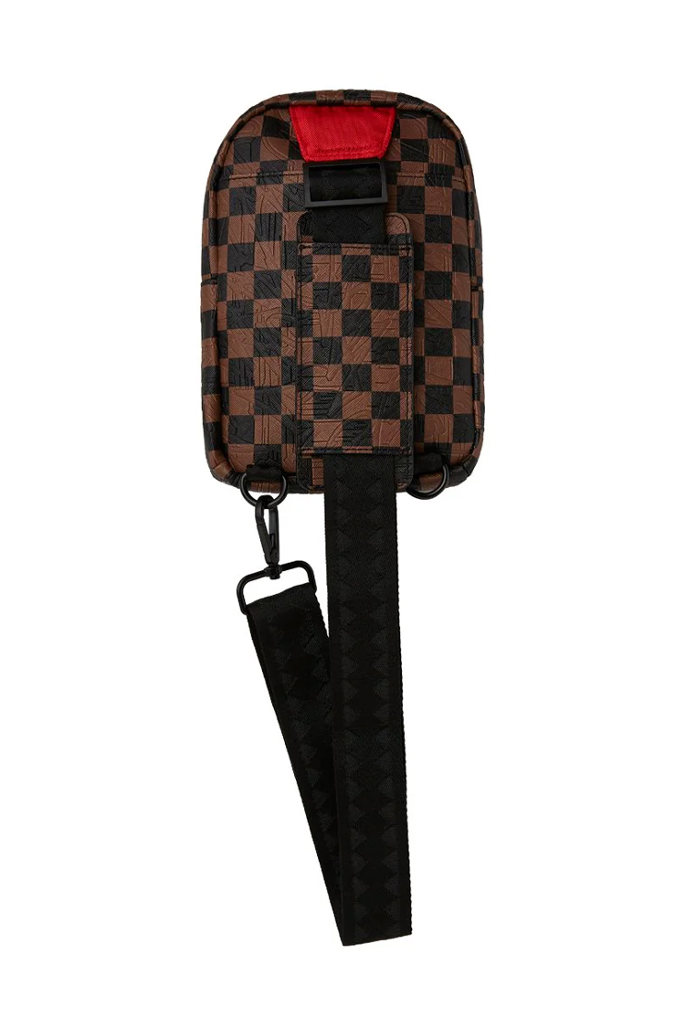 תיק סלינג חום/שחור BIG CITY EMBOSS ONE-STRAP