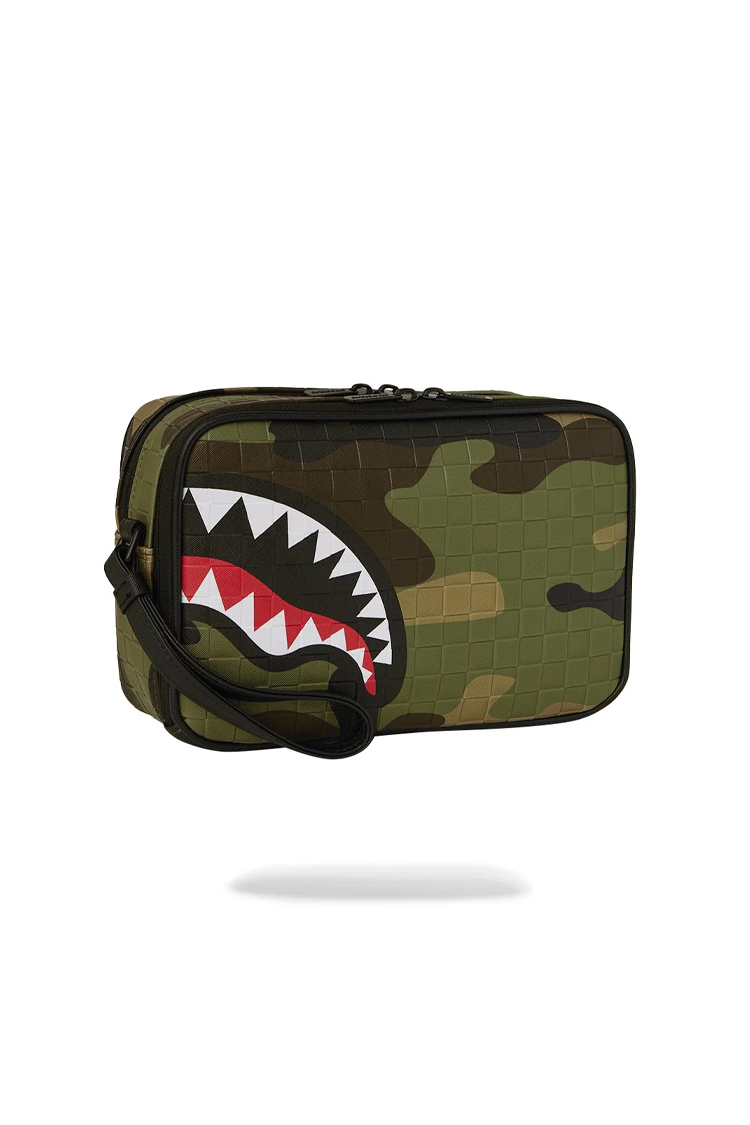 תיק רחצה צבאי WOODLAND CAMO CHECK TOILETRY