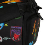 תיק נשיאה שחור SHARKMOUTH EMBOSSED PATCHES DUFFLE