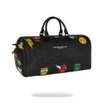 תיק נשיאה שחור SHARKMOUTH EMBOSSED PATCHES DUFFLE