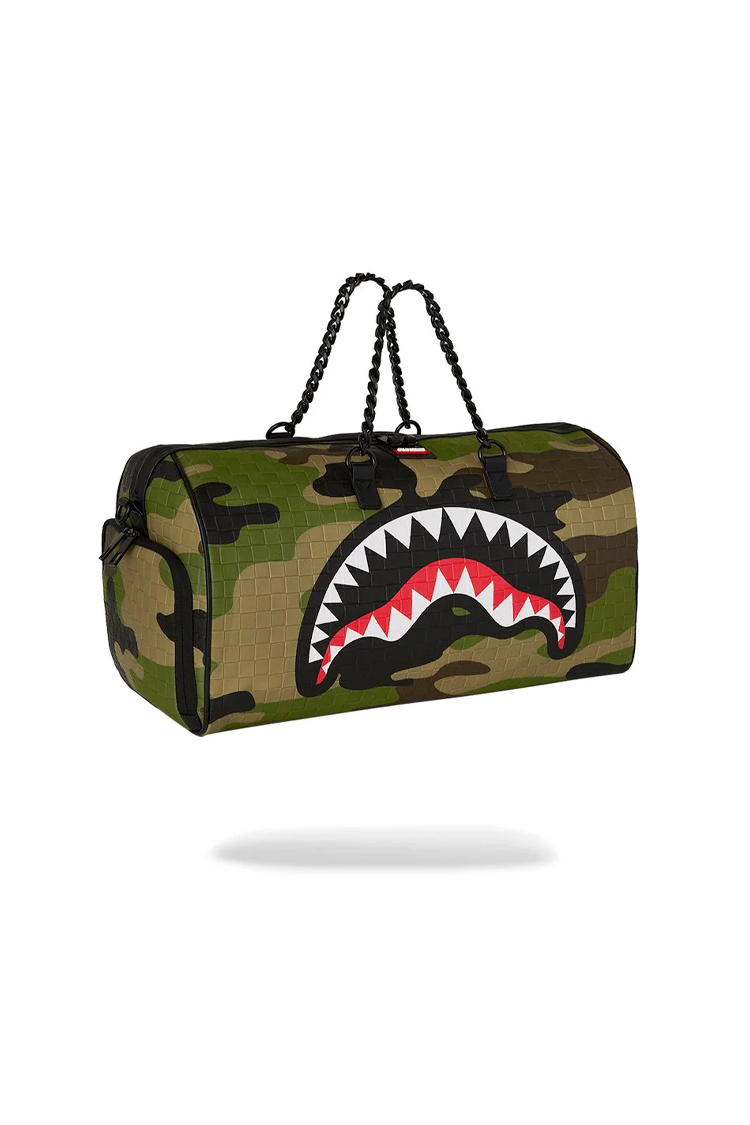 תיק נשיאה צבאי WOODLAND CAMO CHECK CHAIN LARGE DUFFLE