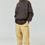 קפוצ’ון פליז חום Heavy Fleece 90s Hoodie