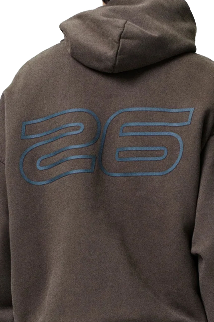 קפוצ’ון פליז חום Heavy Fleece 90s Hoodie
