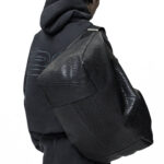 קפוצ’ון פליז שחור Heavy Fleece 90s Hoodie