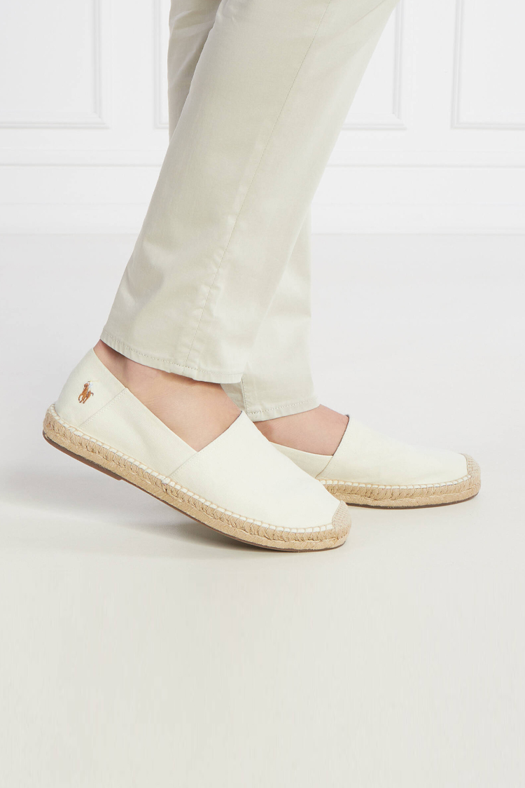 נעלי מוקסין קרם Slip Espadrilles