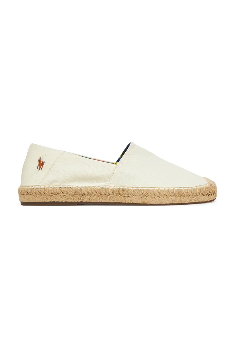 נעלי מוקסין קרם Slip Espadrilles