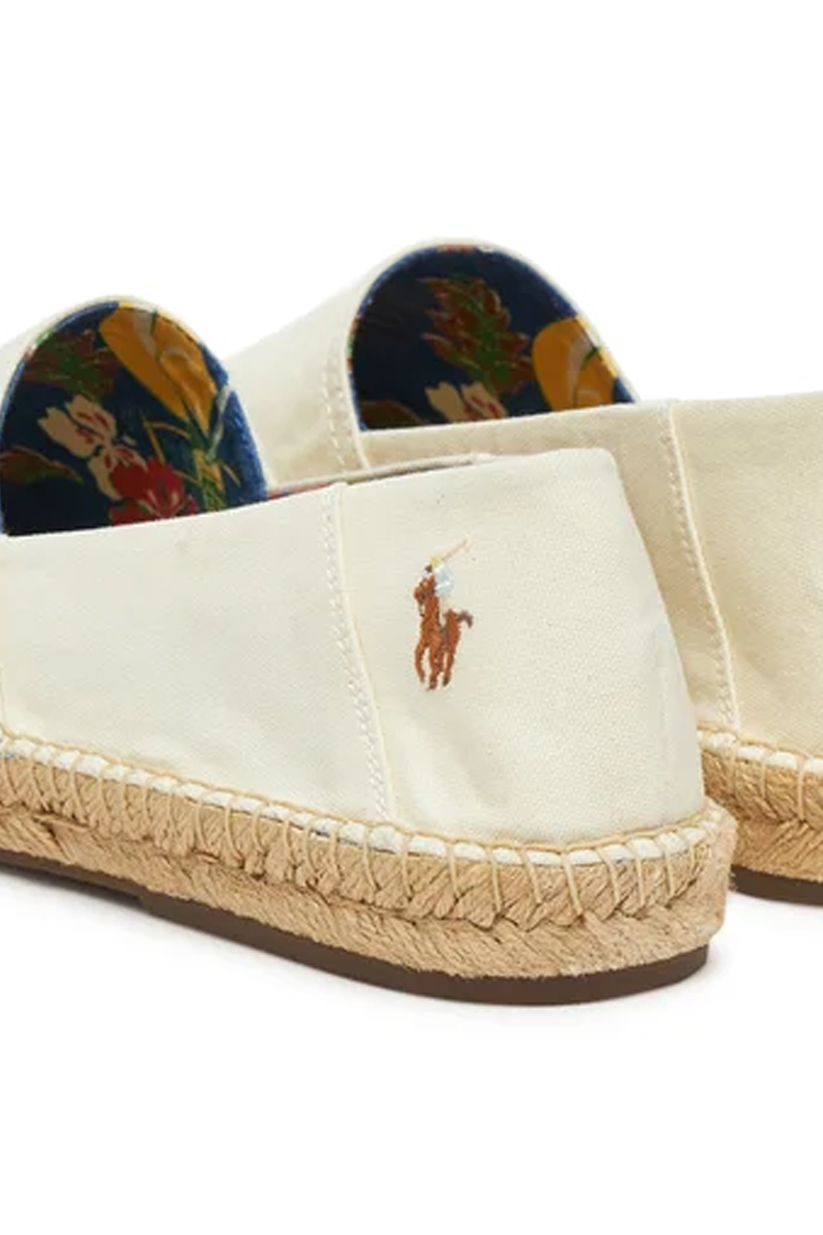 נעלי מוקסין קרם Slip Espadrilles