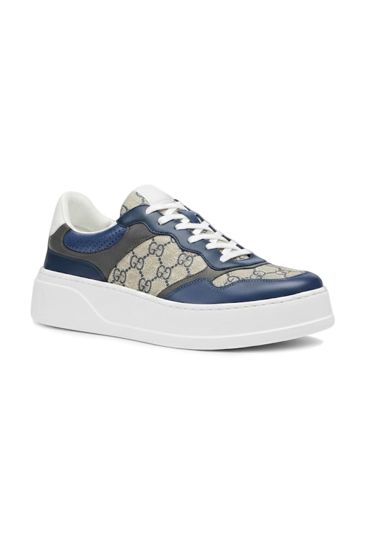 סניקרס עור גוצ'י GUCCI chunky sneaker