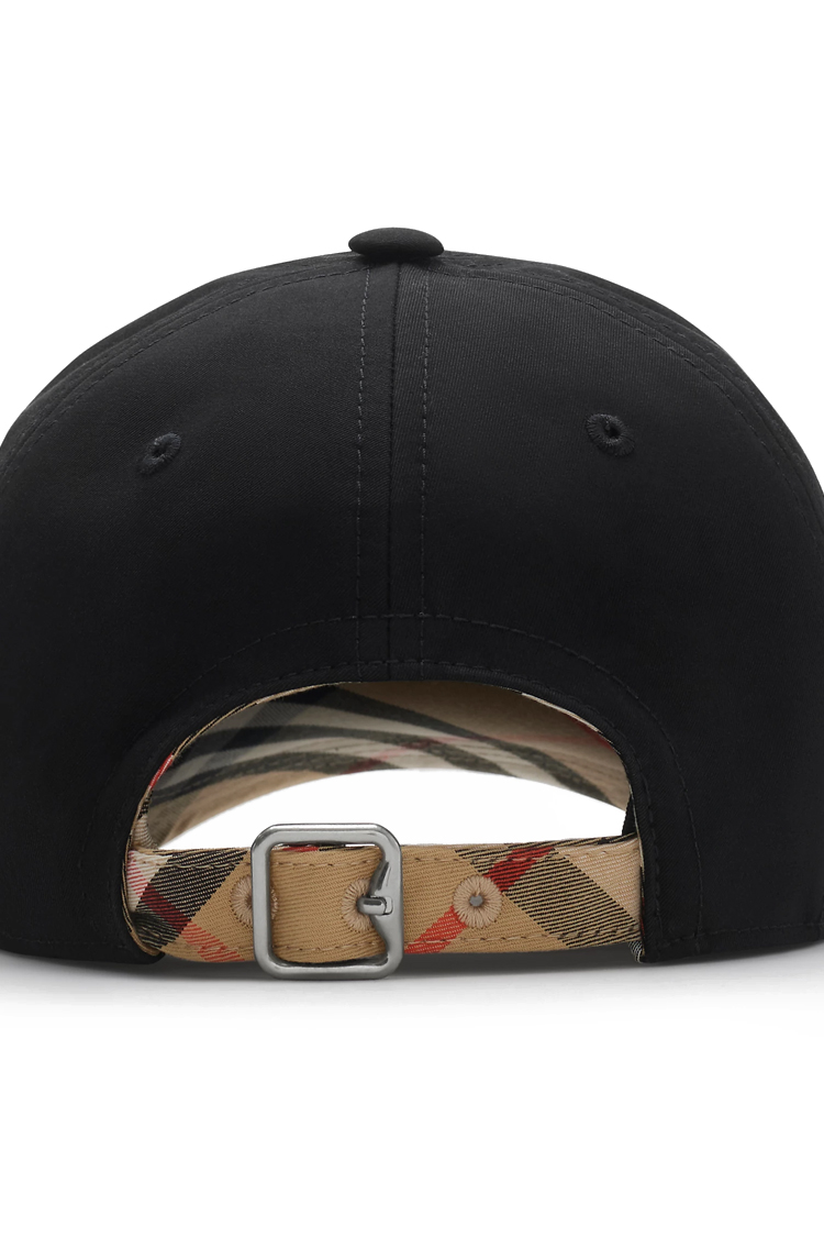 כובע בייסבול BURBERRY יוקרתי עם לוגו רקום