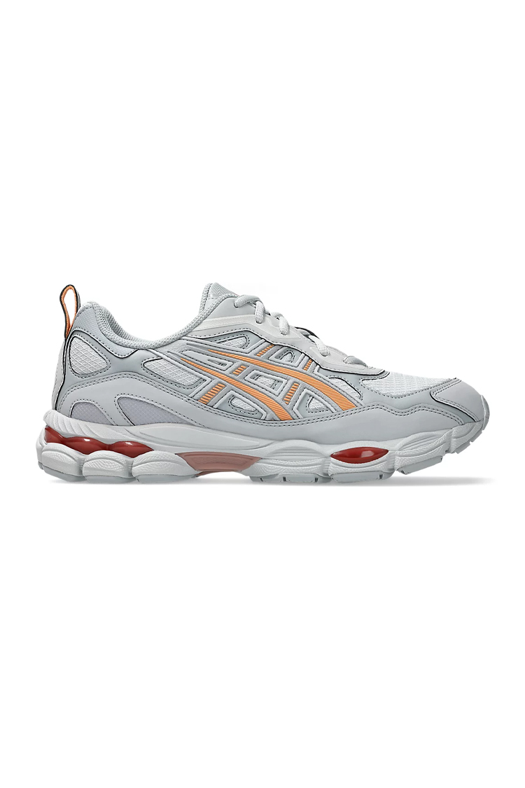 סניקרס אסיקס ASICS דגם GEL-NYC בצבע כתום/אפור