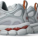 סניקרס אסיקס ASICS דגם GEL-NYC בצבע כתום/אפור