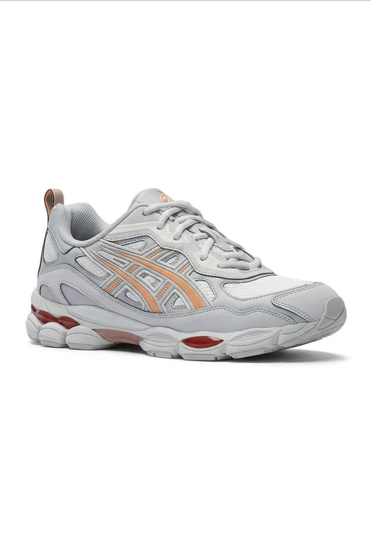 סניקרס אסיקס ASICS דגם GEL-NYC בצבע כתום/אפור