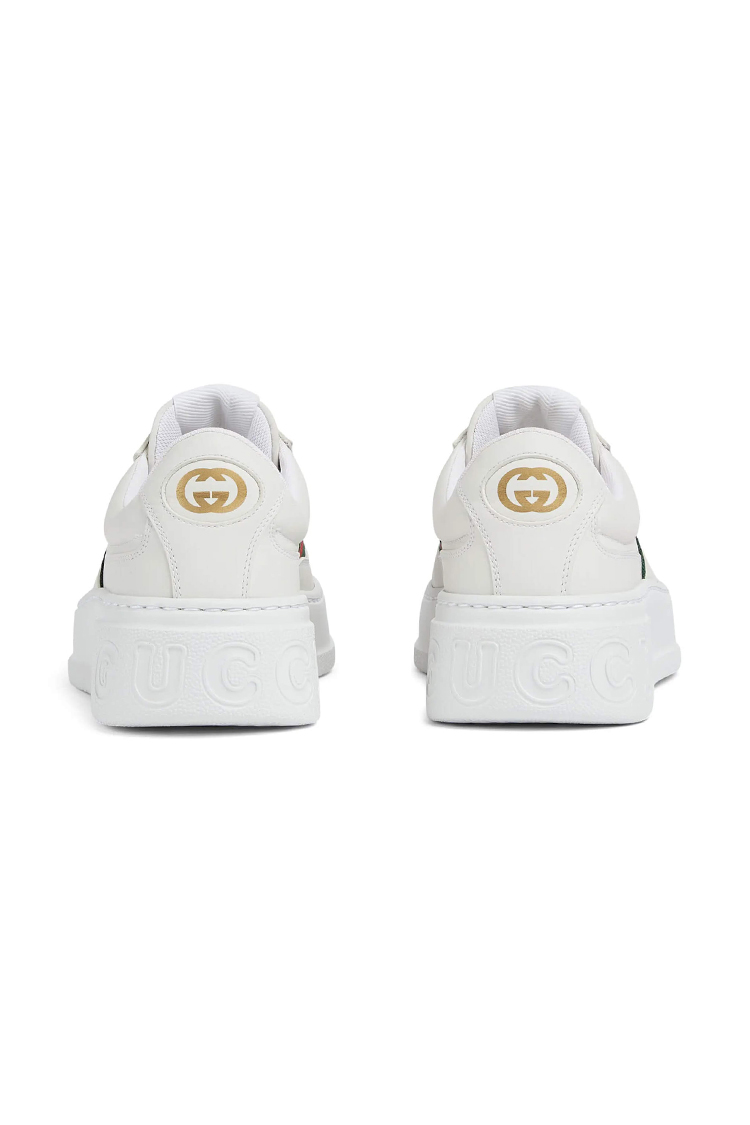 סניקרס עור גוצ’י GUCCI chunky sneaker בצבע לבן