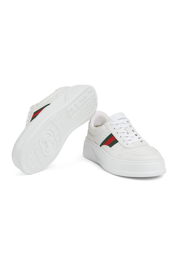 סניקרס עור גוצ’י GUCCI chunky sneaker בצבע לבן