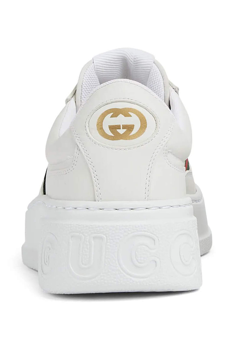 סניקרס עור גוצ’י GUCCI chunky sneaker בצבע לבן