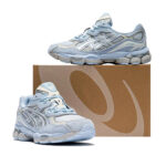 סניקרס אסיקס ASICS תכלת/אפור ג’ל קומולוס עיצוב רטרו שנות ה-2000