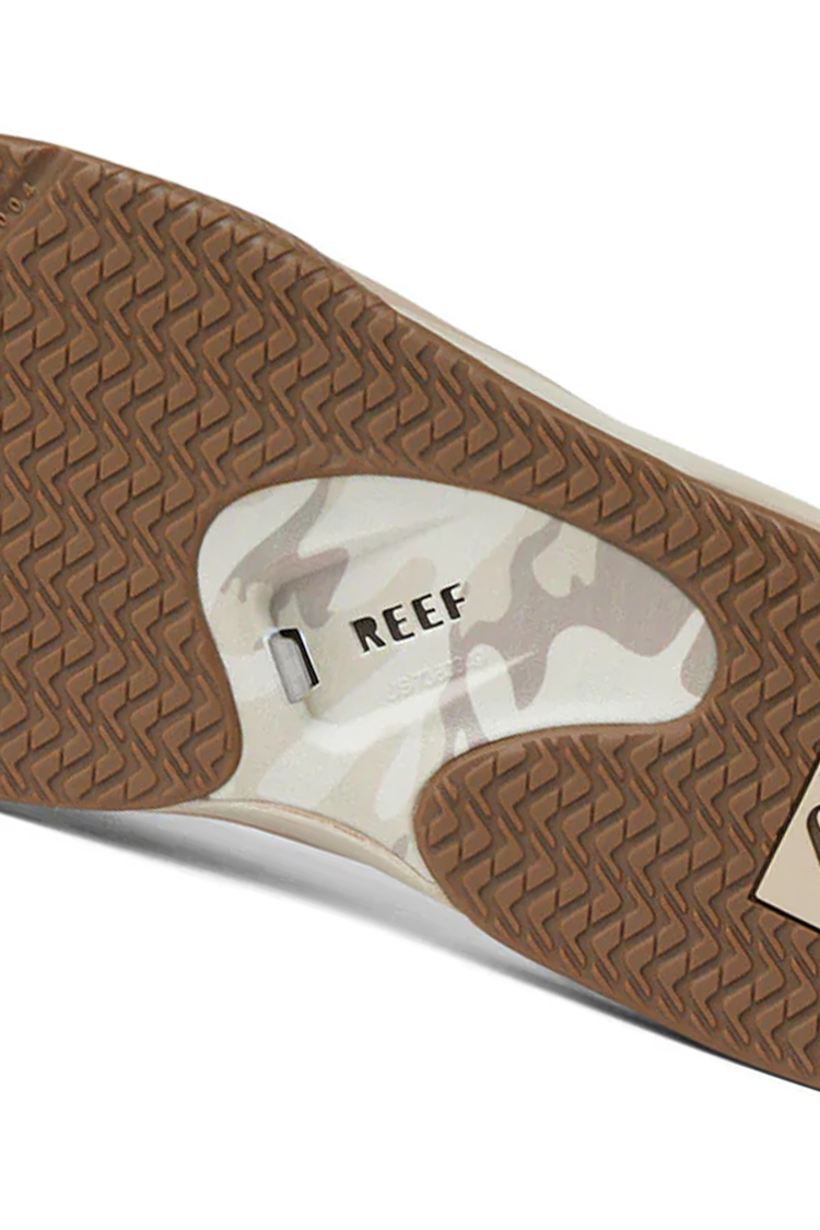 כפכפי אצבע ריף REEF קרם עם פותחן בקבוקים וסוליית EVA נוחה צבע אפור בהיר