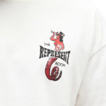 טי שירט רפרזנט Represent אוברסייז שחורה דגם Viper Room עם הדפס גב