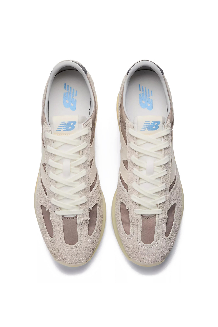 ניקרס ניו באלאנס New Balance 471 אפור חום זמש וטקסטיל עיצוב רטרו
