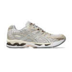 נעלי אסיקס ASICS GEL-NIMBUS 10.1 אפור קרם גברים סניקרס עיצוב אסימטרי