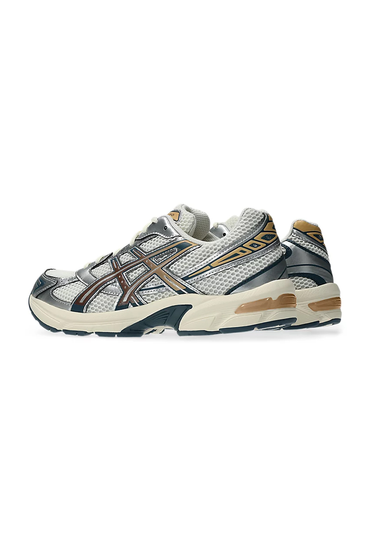 נעלי אסיקס ASICS GEL-1130 אפור/מהוגני גברים סניקרס רטרו טכנולוגיית TRUSSTIC