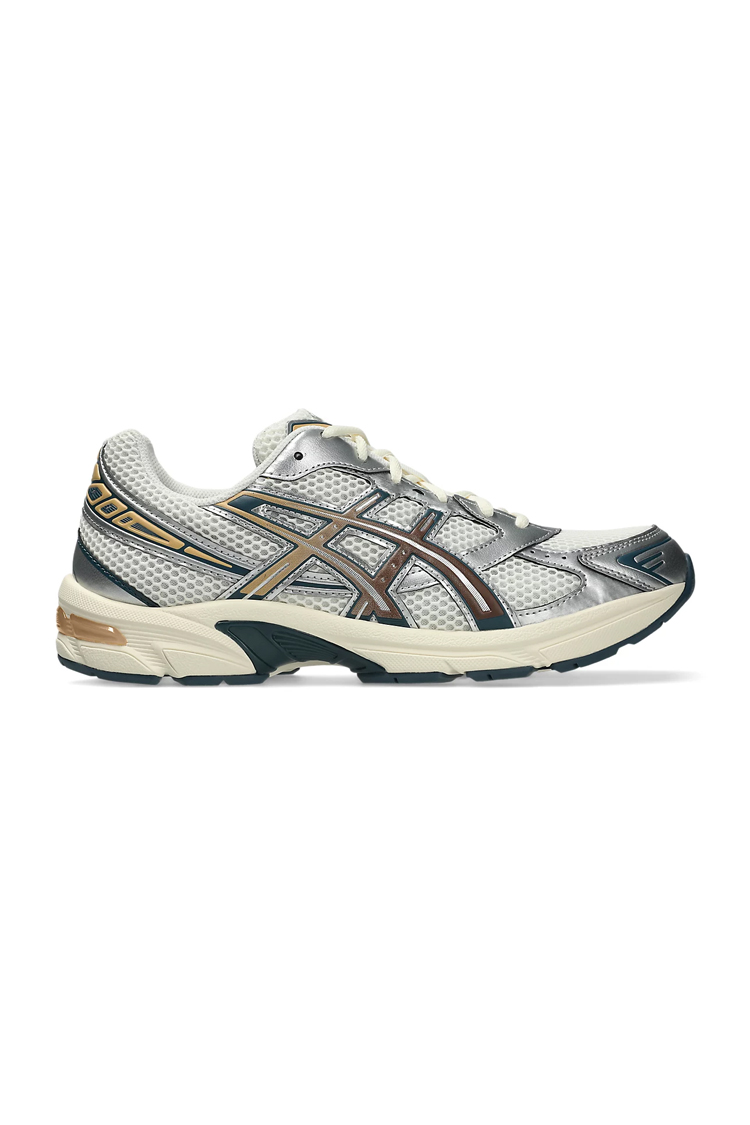 נעלי אסיקס ASICS GEL-1130 אפור/מהוגני גברים סניקרס רטרו טכנולוגיית TRUSSTIC