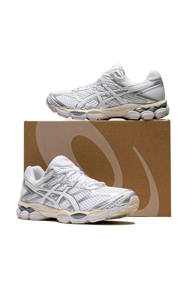 נעלי אסיקס ASICS GEL-CUMULUS 16 אפור קרם גברים סניקרס רטרו טכנולוגיית FLUIDRIDE