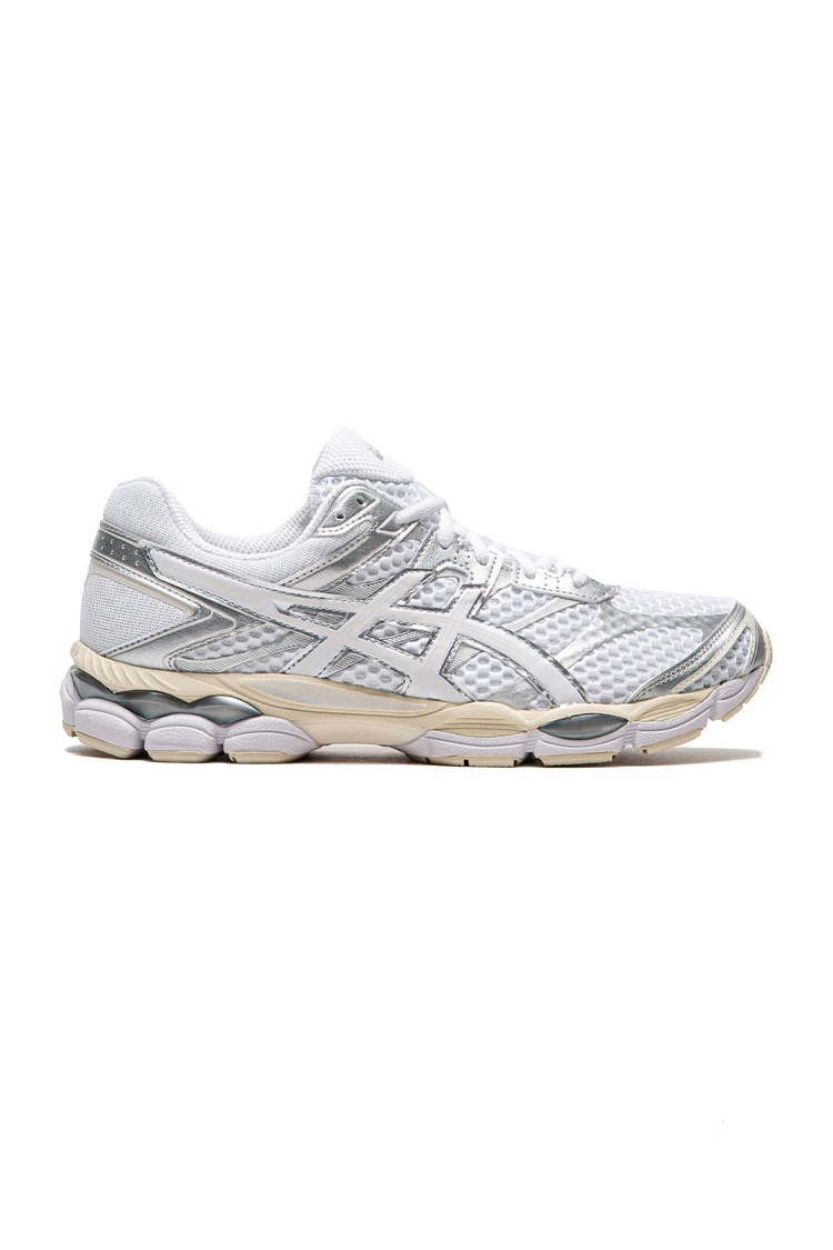 נעלי אסיקס ASICS GEL-CUMULUS 16 אפור קרם גברים סניקרס רטרו טכנולוגיית FLUIDRIDE