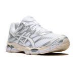 נעלי אסיקס ASICS GEL-CUMULUS 16 אפור קרם גברים סניקרס רטרו טכנולוגיית FLUIDRIDE
