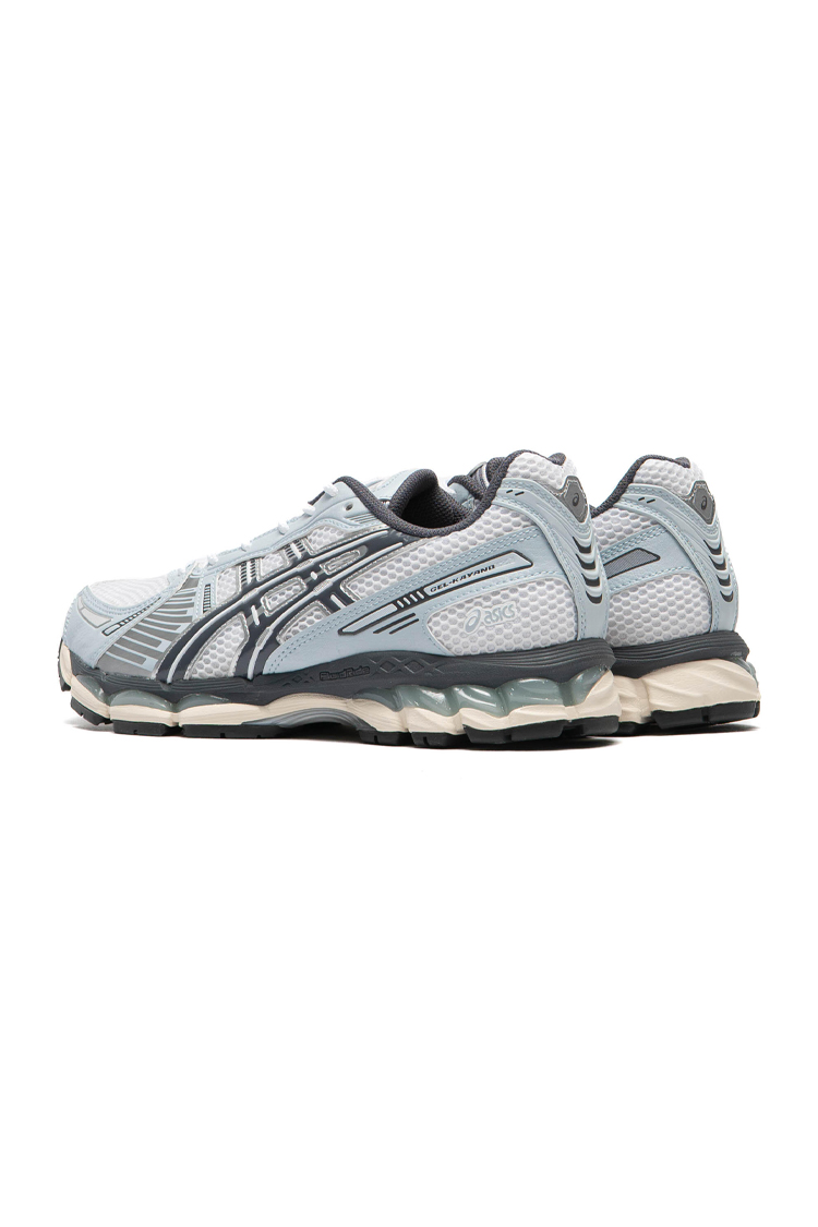 נעלי אסיקס ASICS GEL-KAYANO 12.1 אפור תכלת גברים סניקרס עיצוב מטאלי