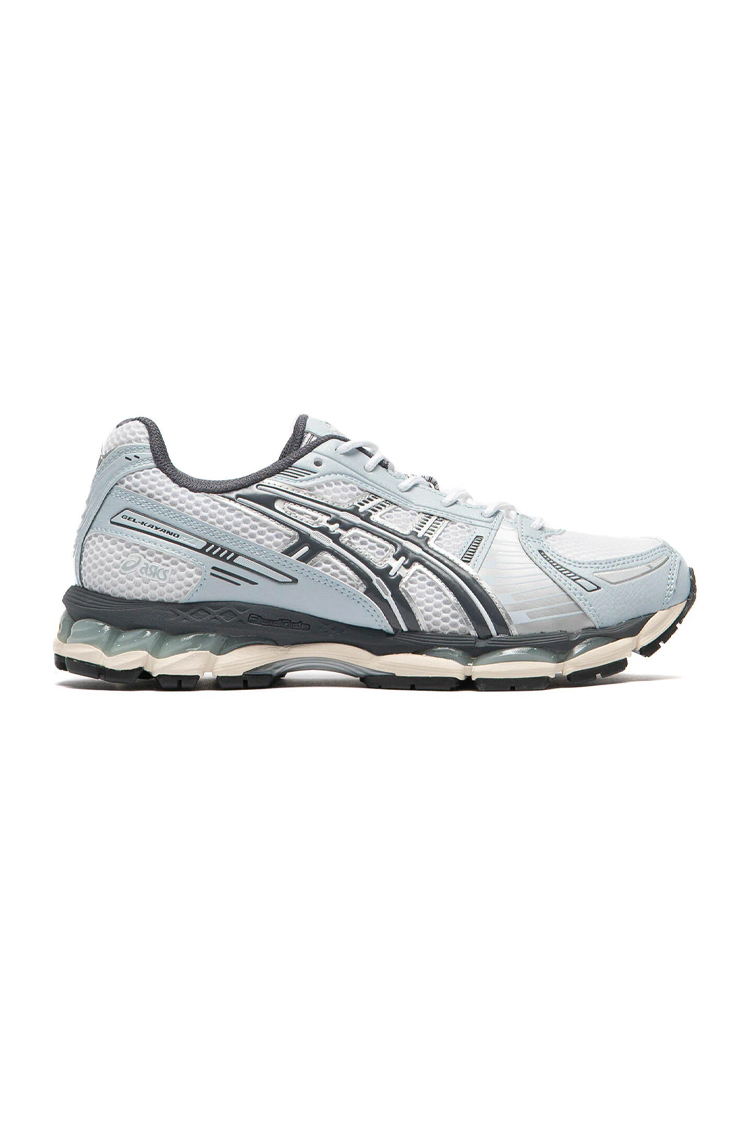 נעלי אסיקס ASICS GEL-KAYANO 12.1 אפור תכלת גברים סניקרס עיצוב מטאלי