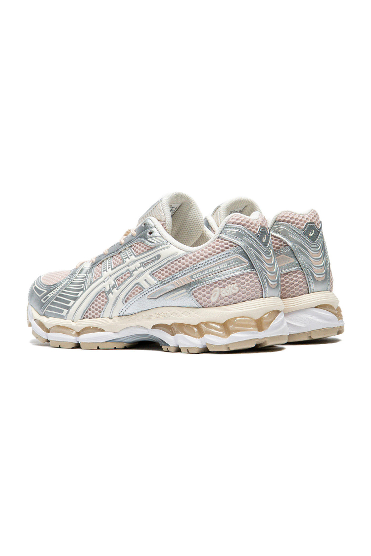נעלי אסיקס ASICS GEL-KAYANO 12.1 בז’/קרם גברים סניקרס עיצוב מטאלי