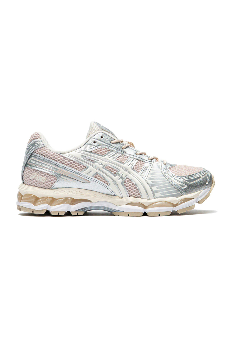 נעלי אסיקס ASICS GEL-KAYANO 12.1 בז’/קרם גברים סניקרס עיצוב מטאלי