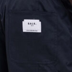 מכנסי ברמודה באלר BALR שחור גימור חצי מבריק גזרה נינוחה