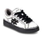 נעלי אינקר AINKER לבן שחור גברים סניקרס קנבס Pivot Canvas גזרת Mid תבנית פרומה