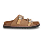 כפכפי עור אינקר AINKER מוקה גברים דגם Swish Suede מדרס שעם אבזמי מתכת