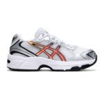 סניקרס אסיקס ASICS אפור אדום ילדים נעלי גל ניו יורק GEL NYC נעלי ריצה רטרו טכנולוגיות