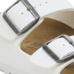פכפי בירקנשטוק BIRKENSTOCK לבן גברים אריזונה Birko Flor כפכפי שעם אורתופדיים