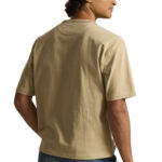 חולצה פולו ראלף לורן POLO RALPH LAUREN בז’ גברים טי שירט גזרה נינוחה קלאסית רקמת לוגו