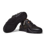 סניקרס פנדי FENDI שחור חום גברים נעליים Fendi Flow Slip-On גזרת מיד רוכסן מונוגרמה FF