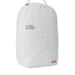תיק גב ספרייגראונד SPRAYGROUND לבן Shark Central Camo Cut תבליט כריש קמופלאז למחשב