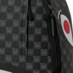 תיק גב ספרייגראונד SPRAYGROUND שחור Sharks In Paris WTF Bubbly תבליט כריש סמיילי למחשב
