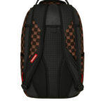 תיק גב ספרייגראונד SPRAYGROUND שחור חום Sharks In Paris WTF Bubble תבליט כריש סמיילי למחשב
