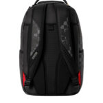 תיק גב ספרייגראונד SPRAYGROUND שחור אדום 4AM Red Shark תבליט כריש שלשלאות למחשב