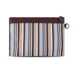תיק קלאץ AINKER אינקר צבעוני גברים תיק יד Stripe 815 ניילון עור חצי מבריק רוכסן כרטיסים