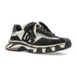 סניקרס דולצ’ה וגבאנה DOLCE&GABBANA שחור בז גברים נעליים Country Road סוליה עבה שרוכים כפולים