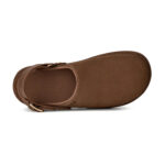 כפכפי עור אג UGG נשים חום כהה עור נובוק סוליית EVA דגם Goldenstar villa clog רצועת עור