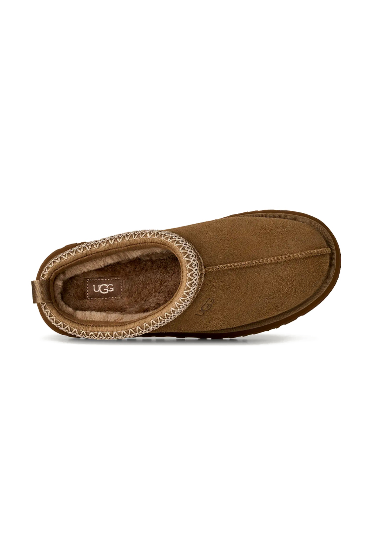 כפכפי פלטפורמה זמש אג UGG נשים חום ברונזה סוליה 4.5 ס”מ דגם Tazz ii תפרים בולטים